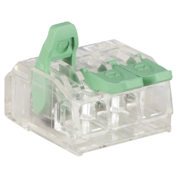 Conex Lasklem 3-voudig 0,2-4mm2 Hersluitbaar 40 stuks