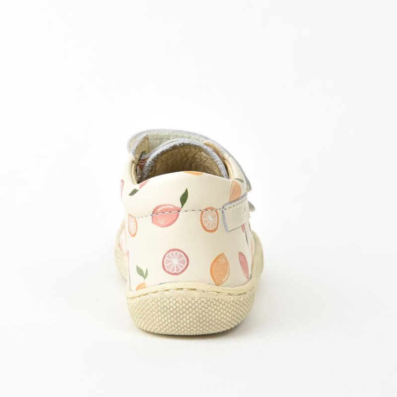 Naturino Naturino Barefoot Amur Velcros Print Lemon Soda