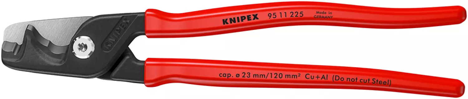 Knipex 95 11 225 Kabelschaar Stepcut XL met getrapte snijrand - 120mm
