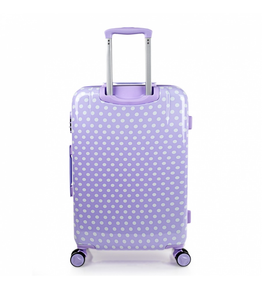 Mala de viagem rígida ITACA 702460 Lilás - 67x45x24cm -