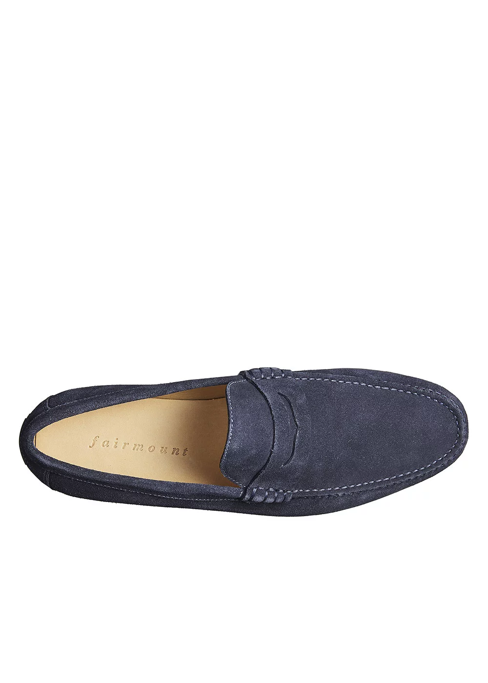 MOCASSIN R MOC VELOURS MARINE