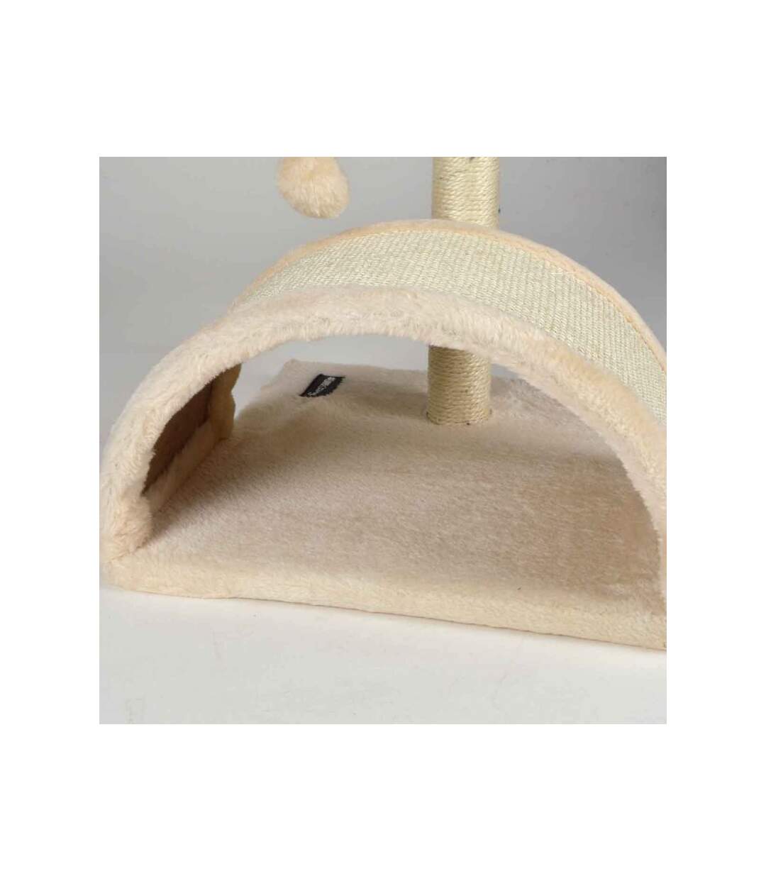 Paris Prix - Arbre à Chat Avec Tunnel 1 Plateforme 38cm écru