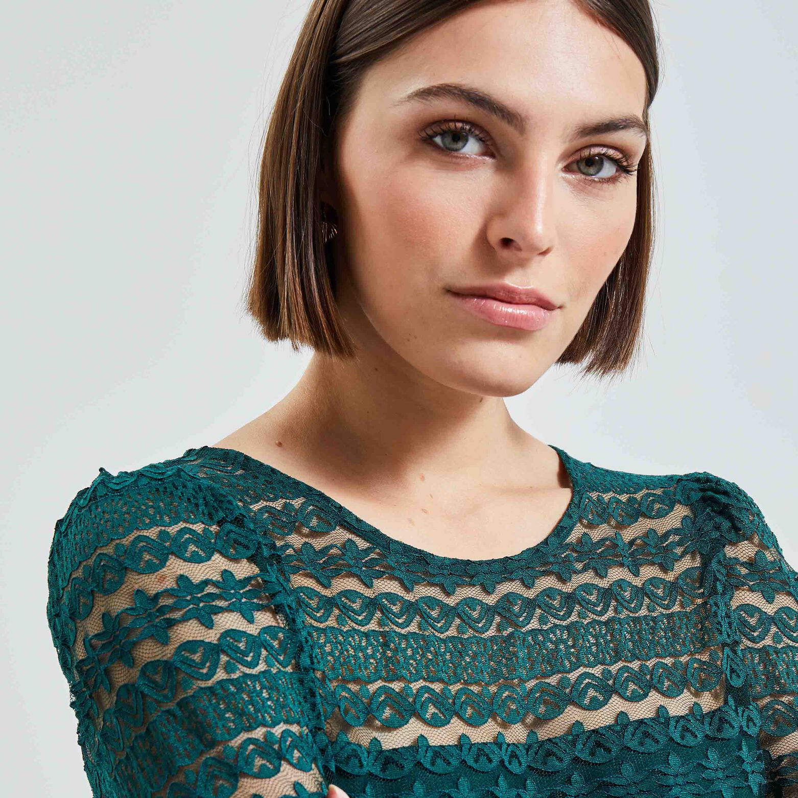 Tshirt dentelle femme