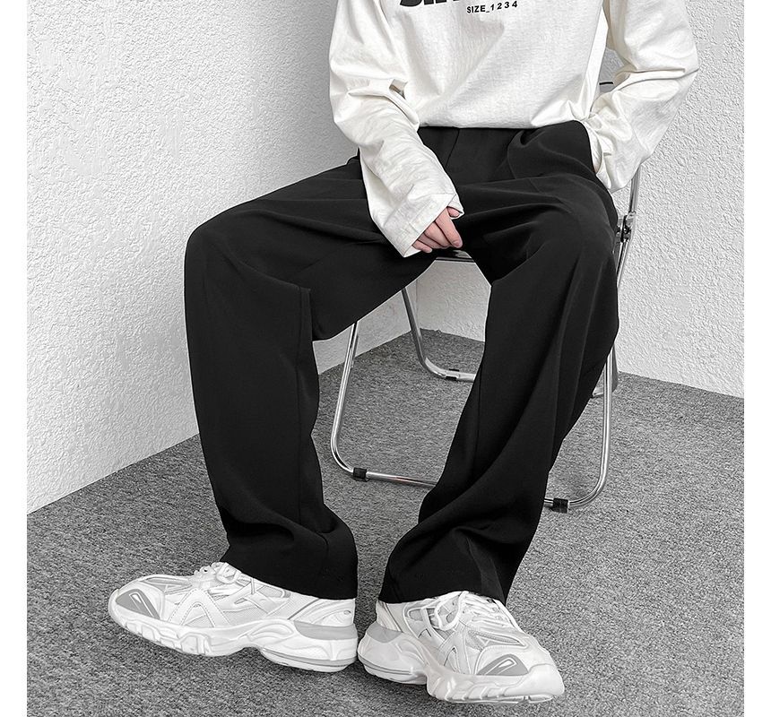 ravewider - Rechte, effen pantalon
