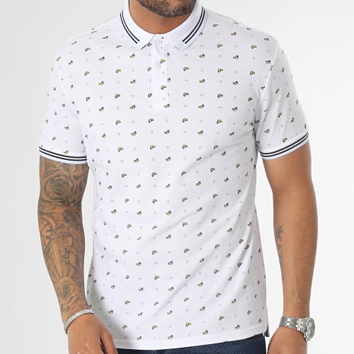 Polo Manches Courtes Blanc