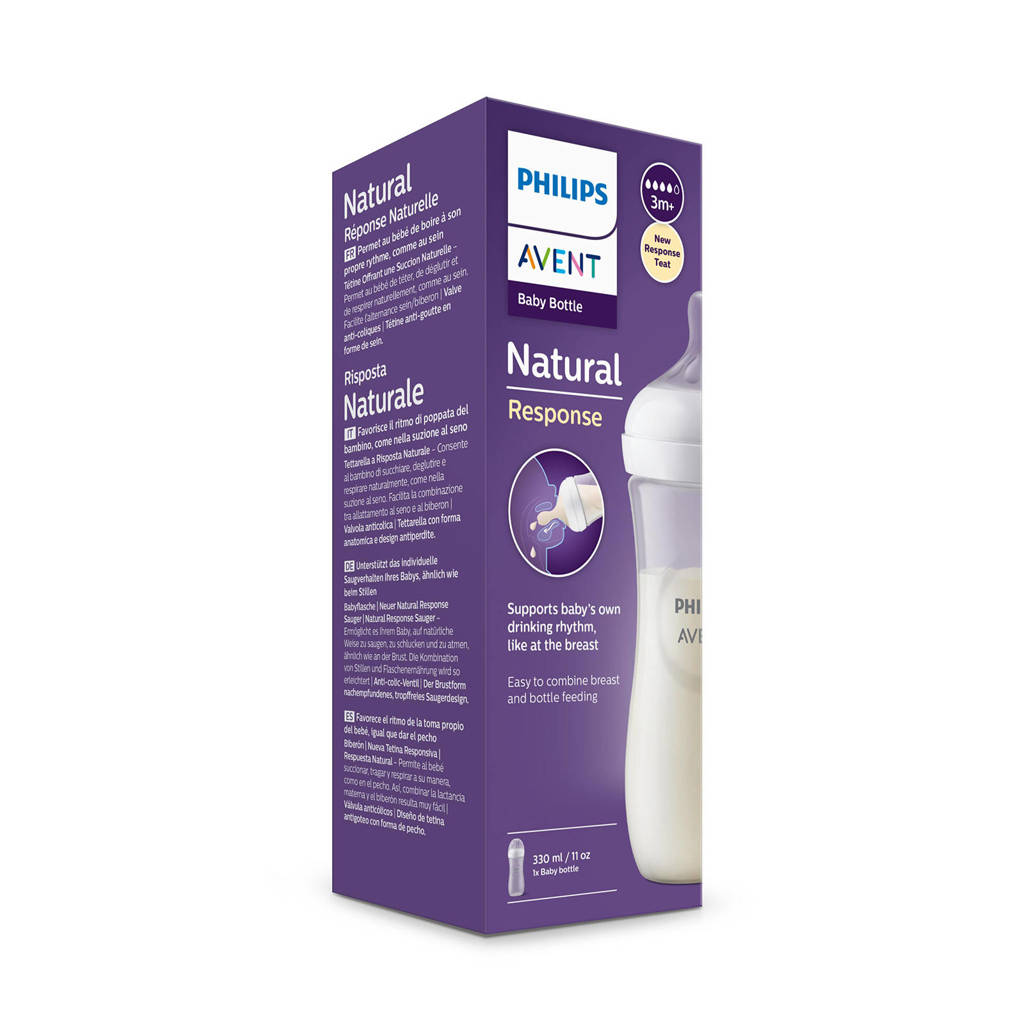 Hygiënisch en duurzaamNatural Response babyfles - 330 ml (1 fles)