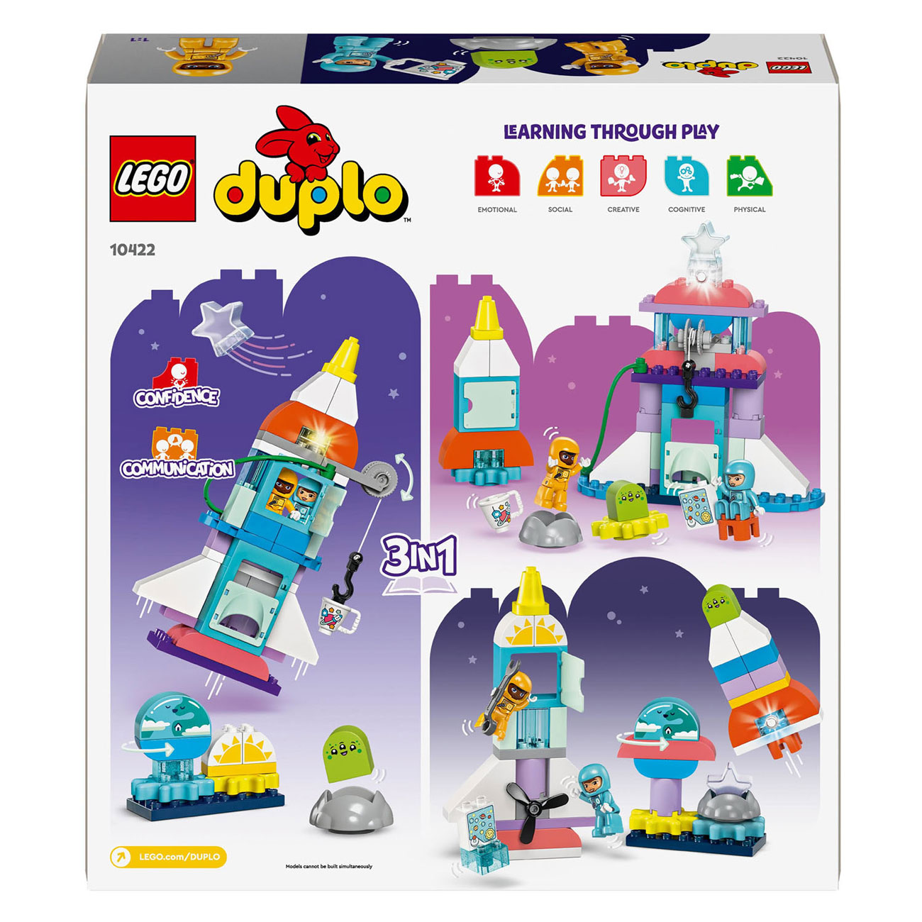 LEGO DUPLO Town 10422 3-In-1 Ruimteavontuur