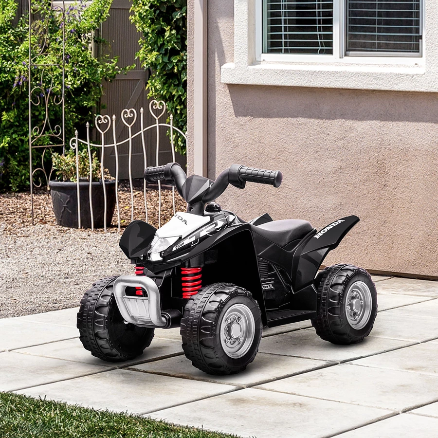 AIYAPLAY Kinderquad mit LED schwarz