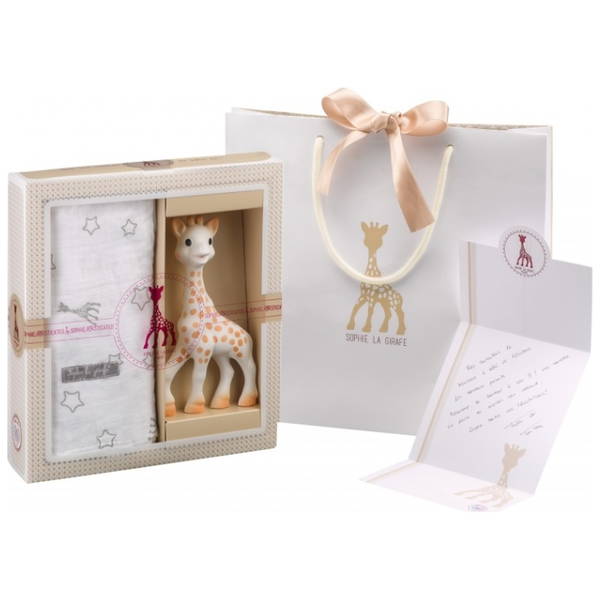 Sophie la girafeSophie la girafe   Geschenkbox mit Swaddle
