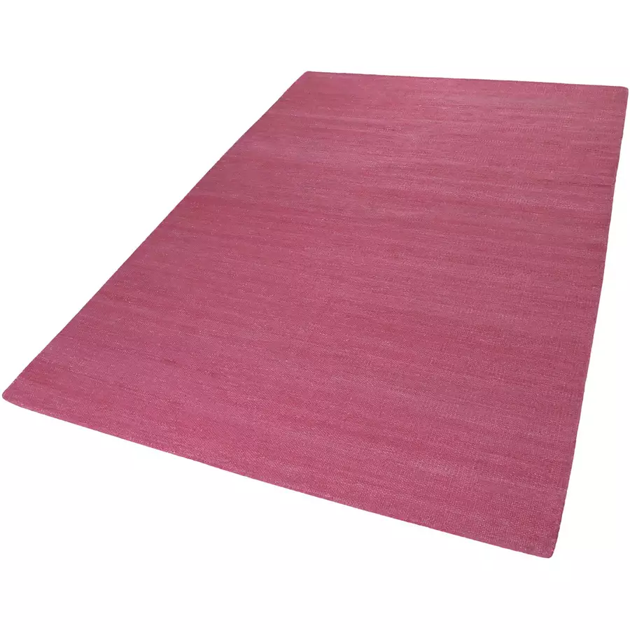 Esprit Kelim Teppich Rainbow Kelim dunkelrosé