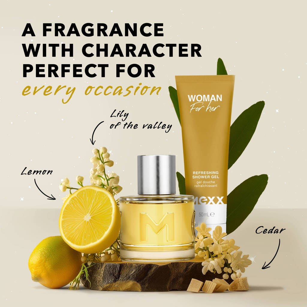 geschenkset Woman - eau de toilette 20 ml + showergel 50 ml