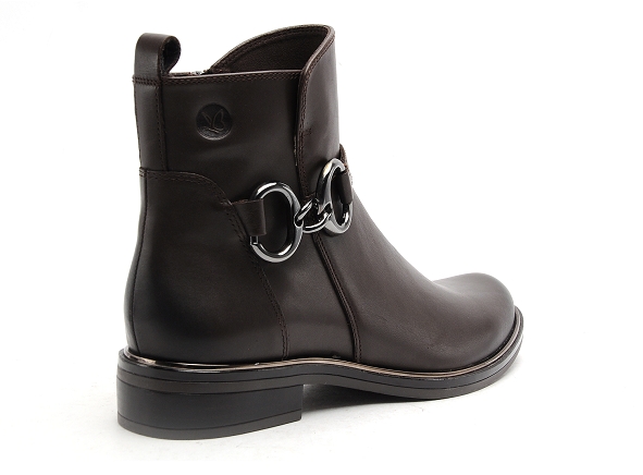 Caprice boots bottine plates femme 25300 marron