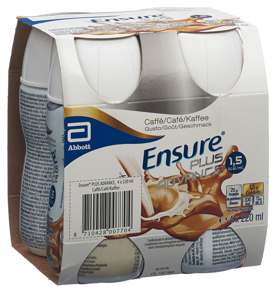 ENSURE Plus Advance liq Kaffee Fl 220 ml
