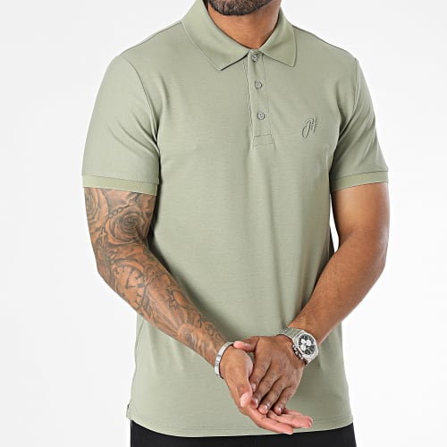 Polo Manches Courtes Vert Kaki