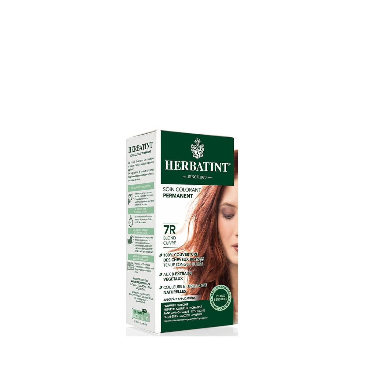 Herbatint R - Cuivré Herbatint R - Cuivré Soin Colorant Permanent