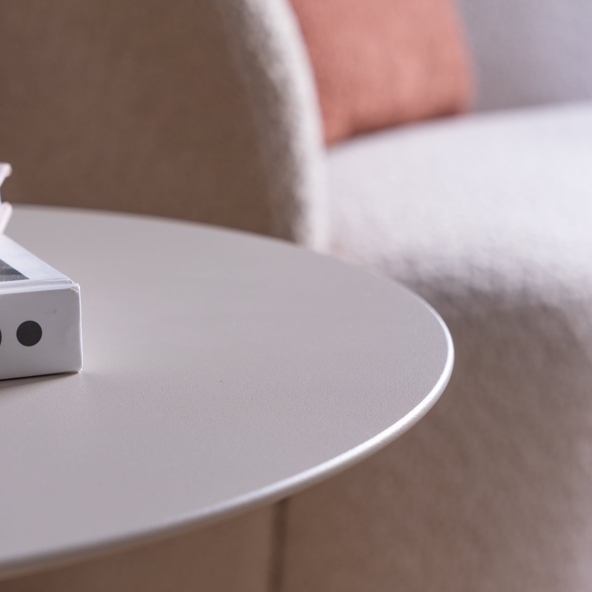 Spinder Design bijzettafel Lola - Soft Ivory - Ã 40