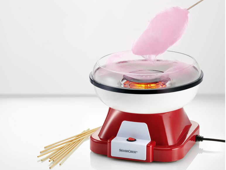 SILVERCREST® suikerspinmachine, 500 watt, inclusief 10 bamboestokjes (OSCZ/OSPL/OSSK)