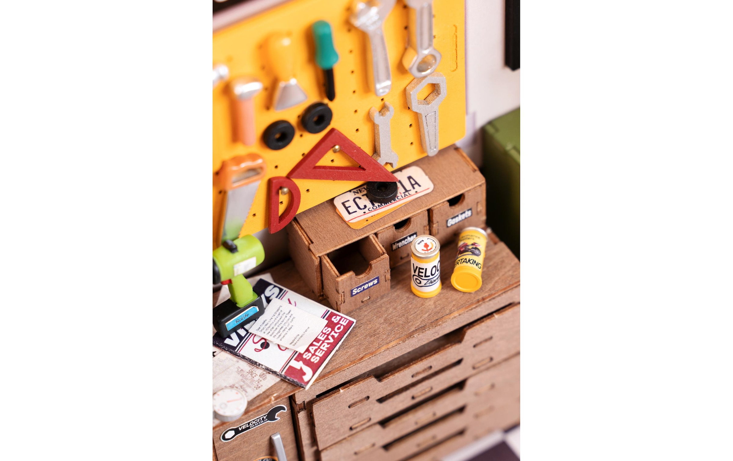 Modellbausatz »RoboTime Garage Workshop 157-teilig«