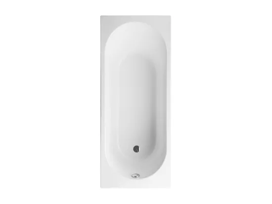 Baignoire droite 170 X 70 VILLEROY ET BOCH O Novo Solo acrylique