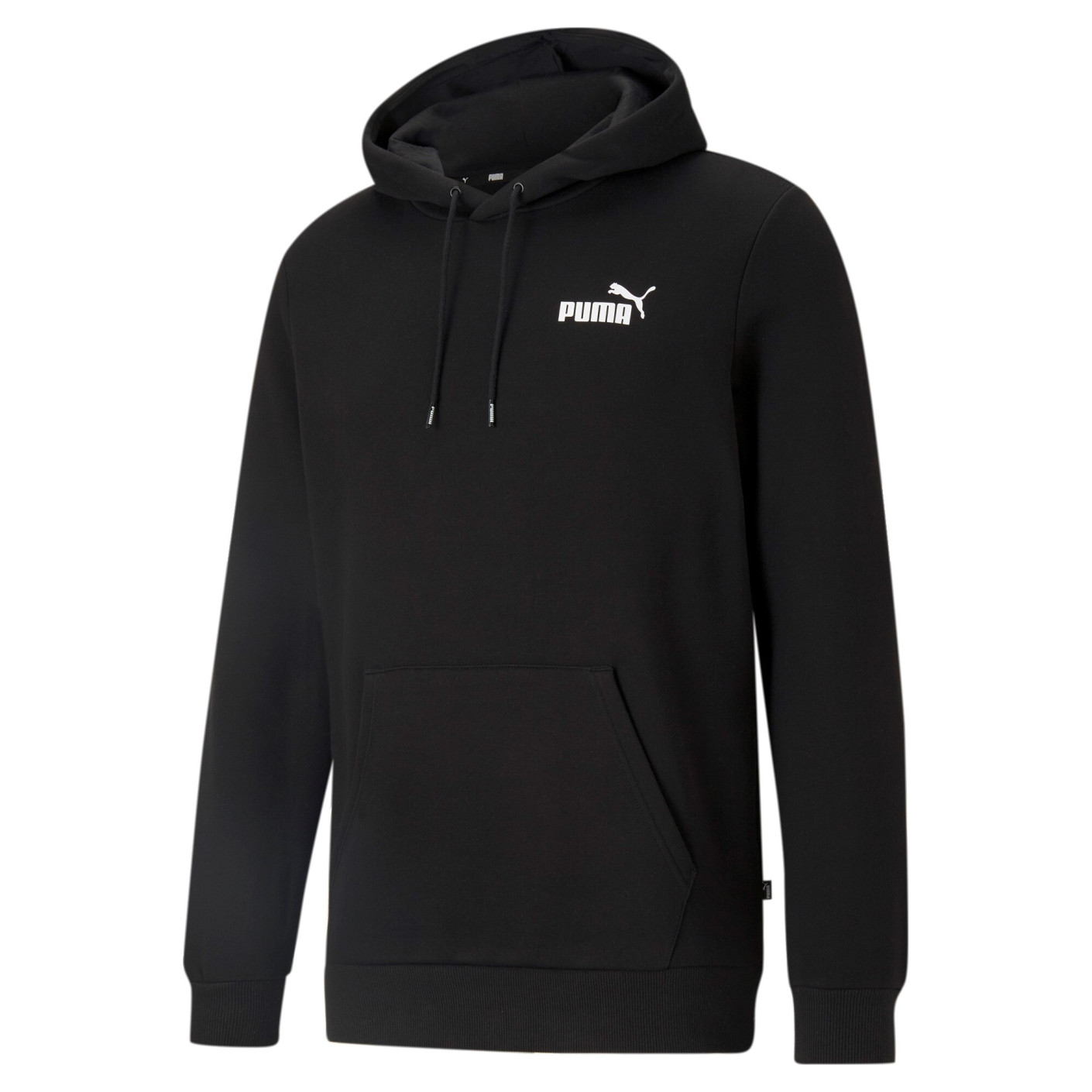 PUMA Essentials Small Logo Hoodie Zwart Wit