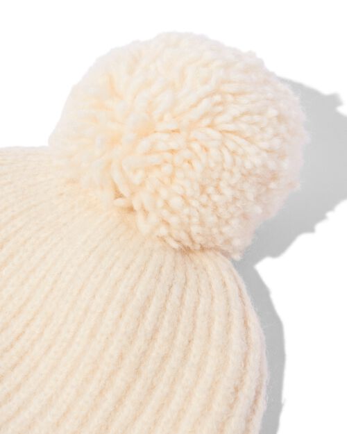 bonnet enfant en laine beige