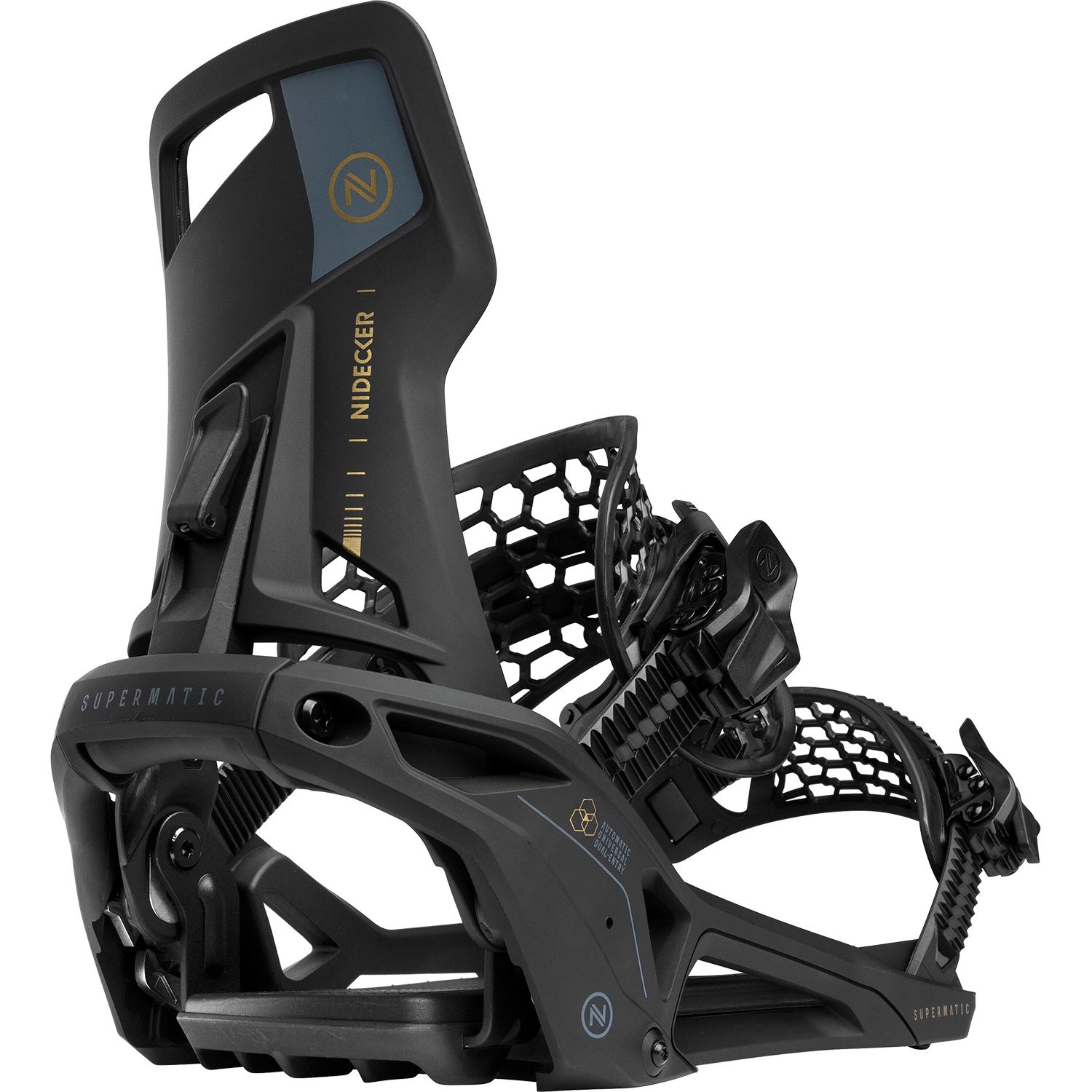 Nidecker Supermatic® OG 25/26 Snowboardbindung schwarz