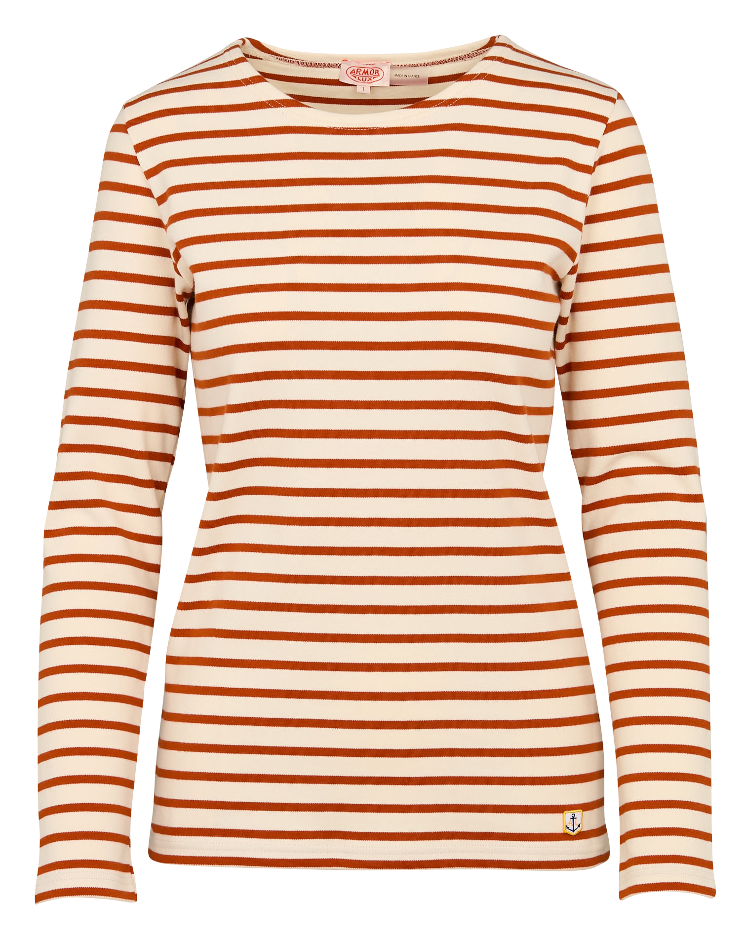 HERITAGE - Tee-shirt manches longues rayé en coton | Multicolore