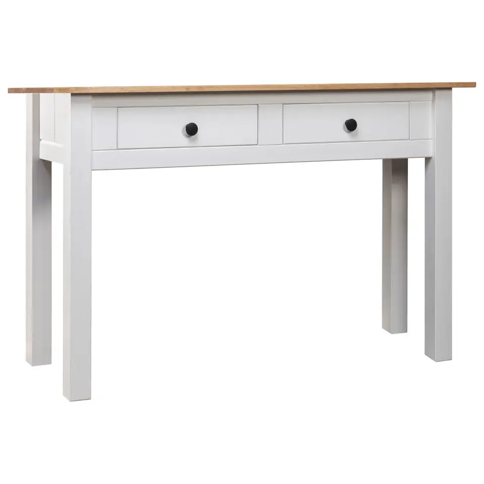 vidaXL - Wandtafel - Wit - Grenenhout