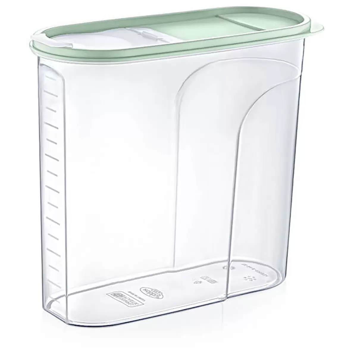 Vorratsdose James Wood mint,transparent
