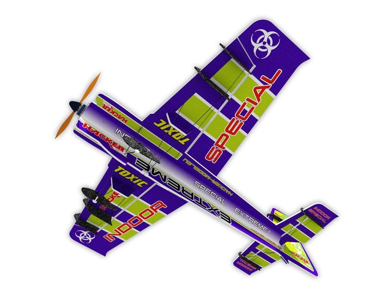 HACKER Model Production Shockflyer MX2 810 mm ARF EPP Akro Modell für 3D Kunstflug