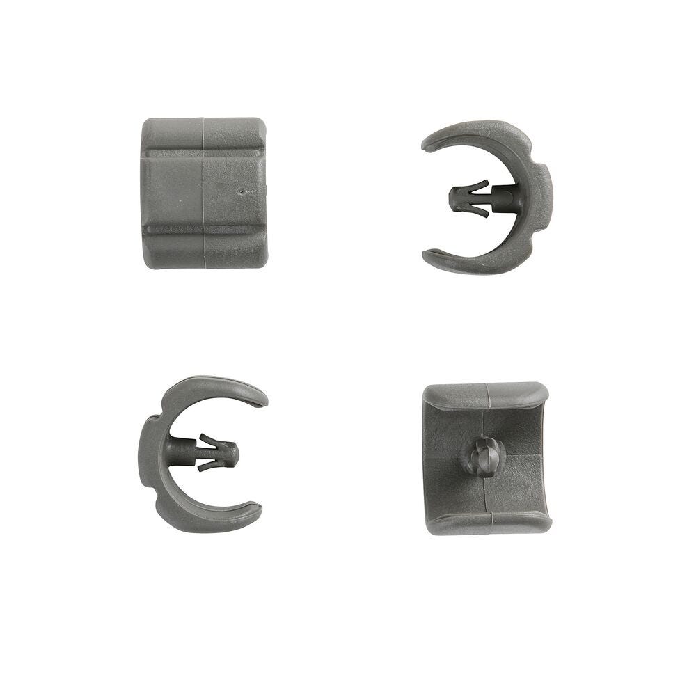 Bodenschoner-Set - Ø 25 mm (x4) Transabed, Next, Miami Polymer Grau Anthracite