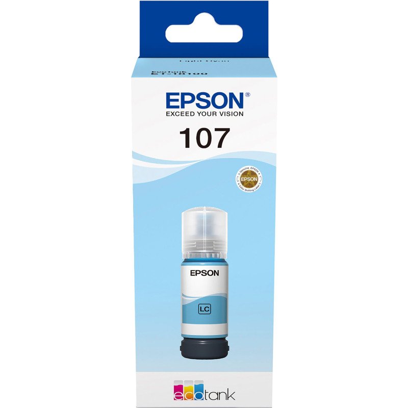 EPSON Bidon d'encre N°107 Couleurs séparées pour imprimante à réservoir d'encre