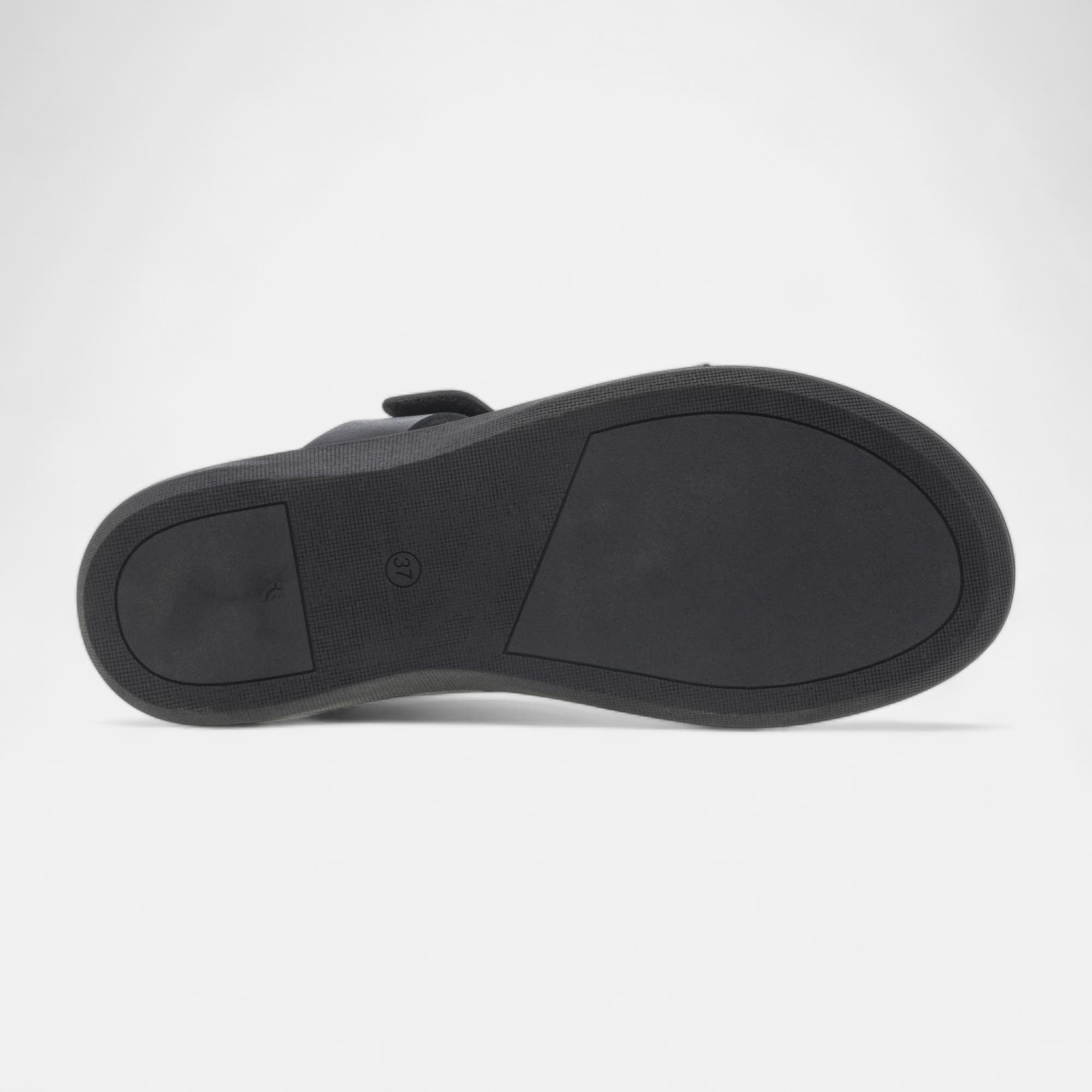 Mules Femme en cuir noir
