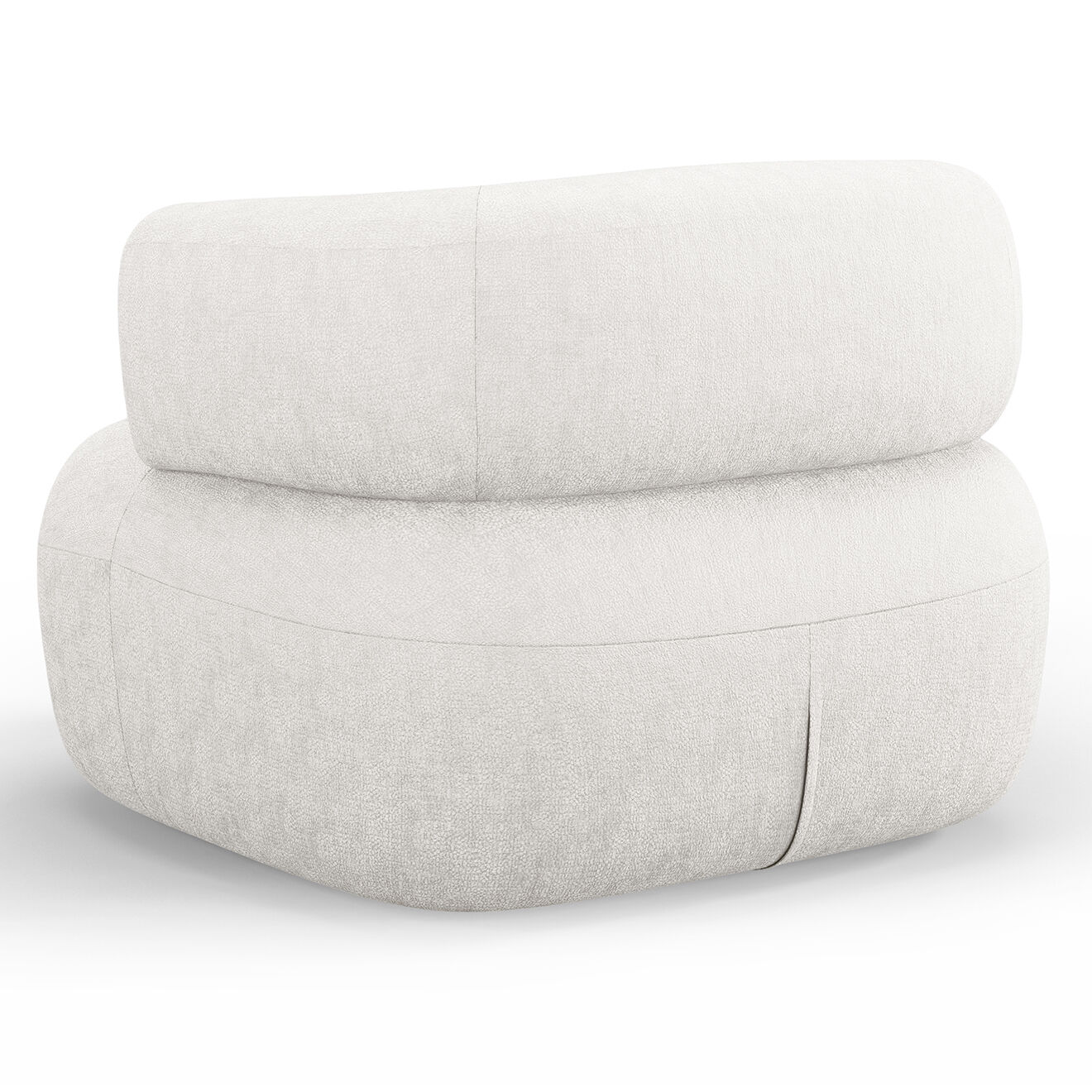 Micadoni Fauteuil Jenny beige clair - 90x88x73 cm