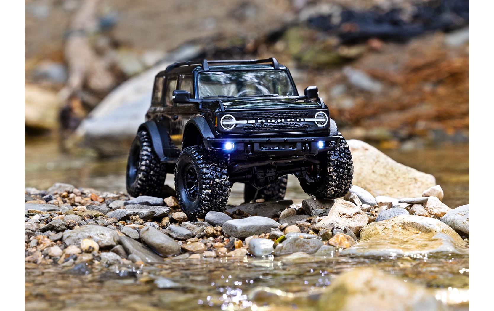 Scale Crawler TRX-4M Ford Bronco 21 Schwarz, RTR, 1:18<br>TRX-4 Performance im Mini-Format