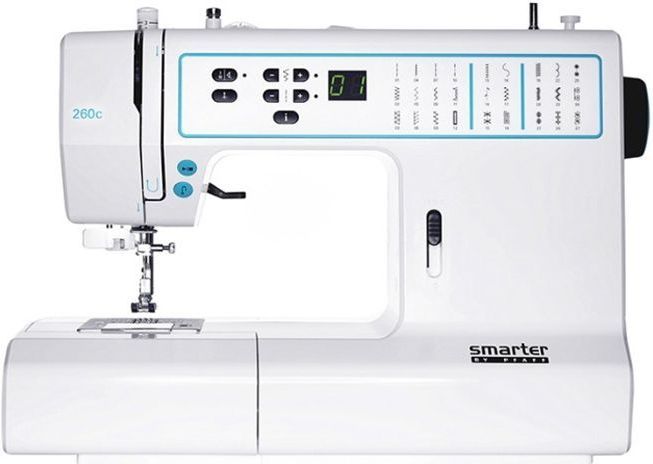 Pfaff - Smarter 260c - Naaimachine - Turquoise - 27 Steken