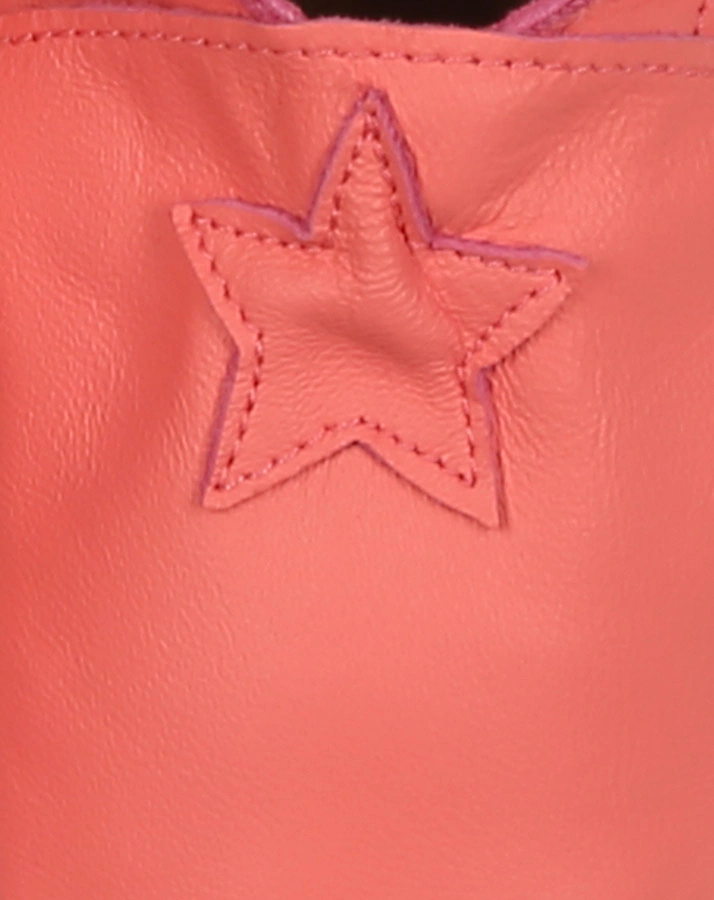 Krabbelschuhe STAR in pfirsich