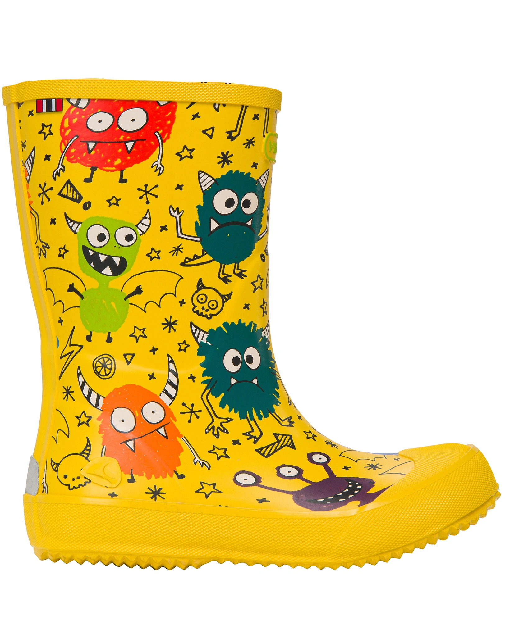 Gummistiefel MONSTER PRINT in yellow