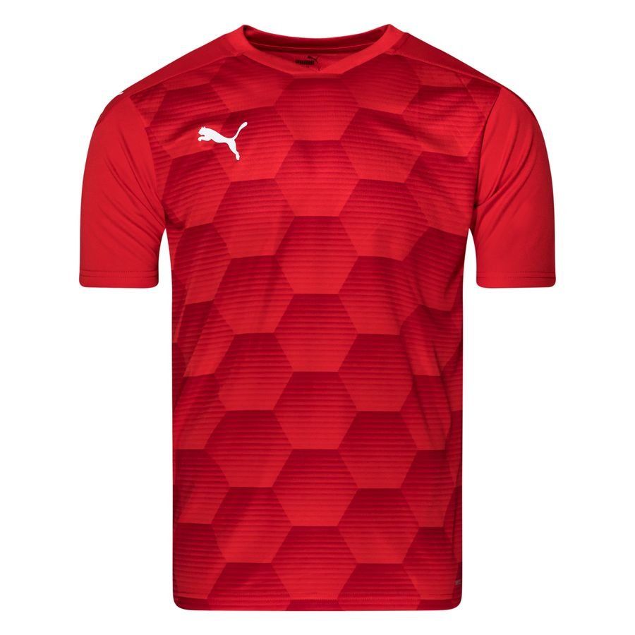 PUMA Maillot teamFINAL 21 Graphic - Rouge/Rouge
