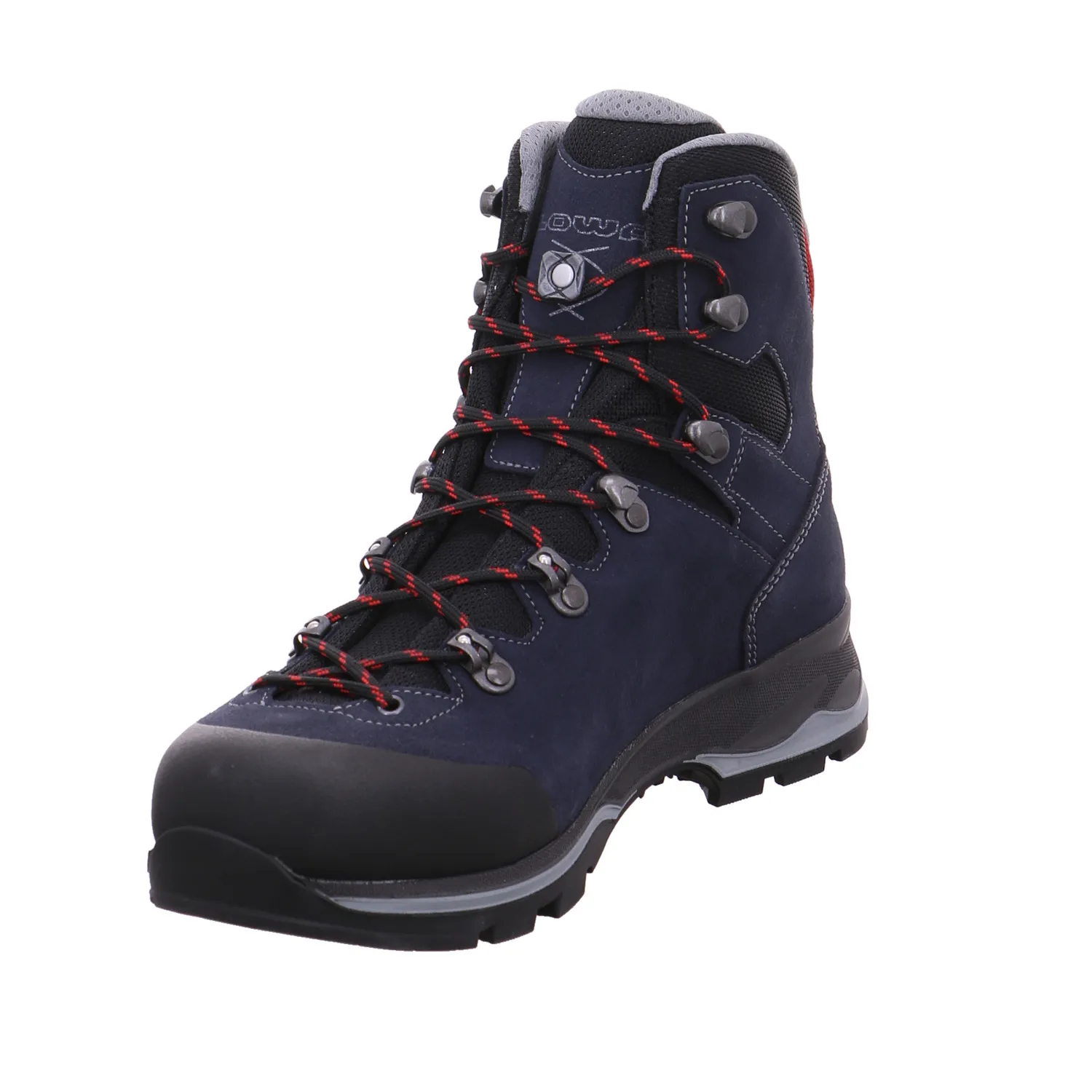 LOWA Trekkingschuhe Dunkelblau Leder