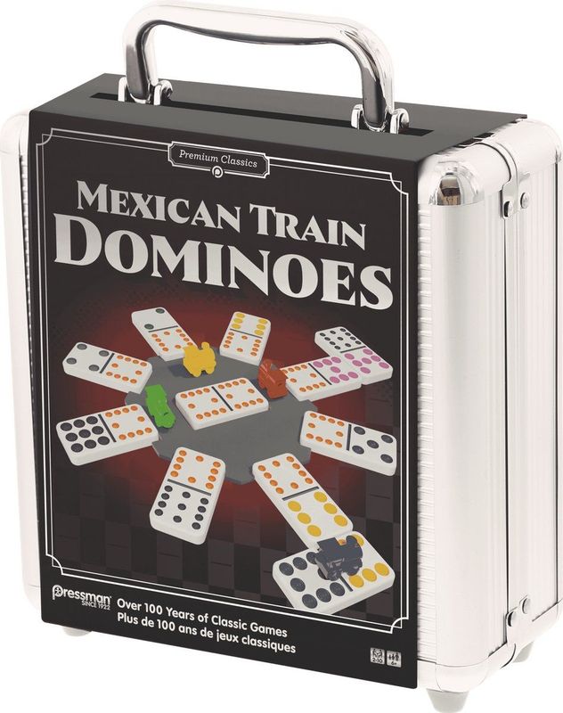 Pressman - Mexican Train Dominoes - Spel - Multikleur - 91 Stenen