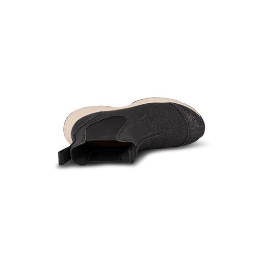 Woden Silje Glitter Støvler, Black, 42