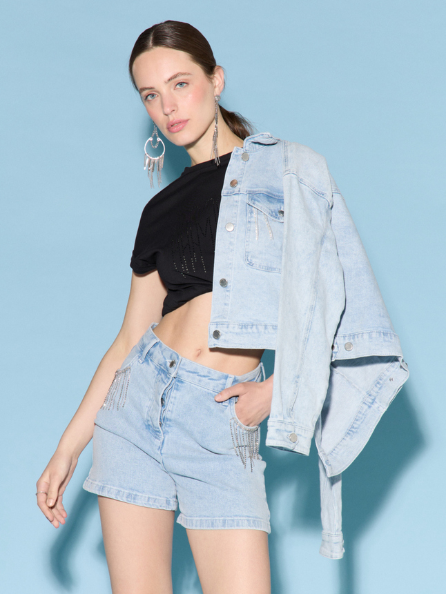 Veste en jean indio
