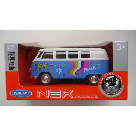 Welly Modell Bus VW T1 1963 Flower
