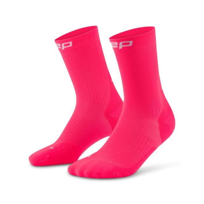 CEP Dame Strømper Core Run Socks Mid-Cut 5.0 Pink