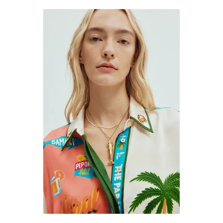 Alémais Chemise Paradiso Soie | Ecru