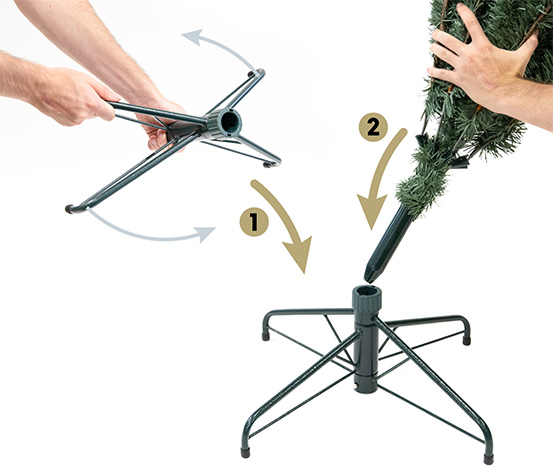 Künstlicher Weihnachtsbaum »Fichte« beschneit mit LED-Lichterkette, 180 cm