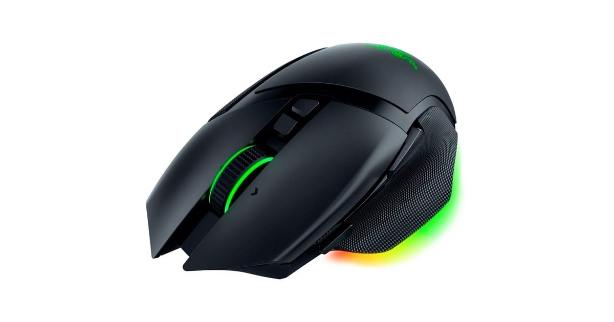 RazerBasilisk V3 Pro gaming muis  (Zwart, USB / Bluetooth / Razer HyperSpeed Wireless, 30.000 DPI, Razer Chroma RGB)