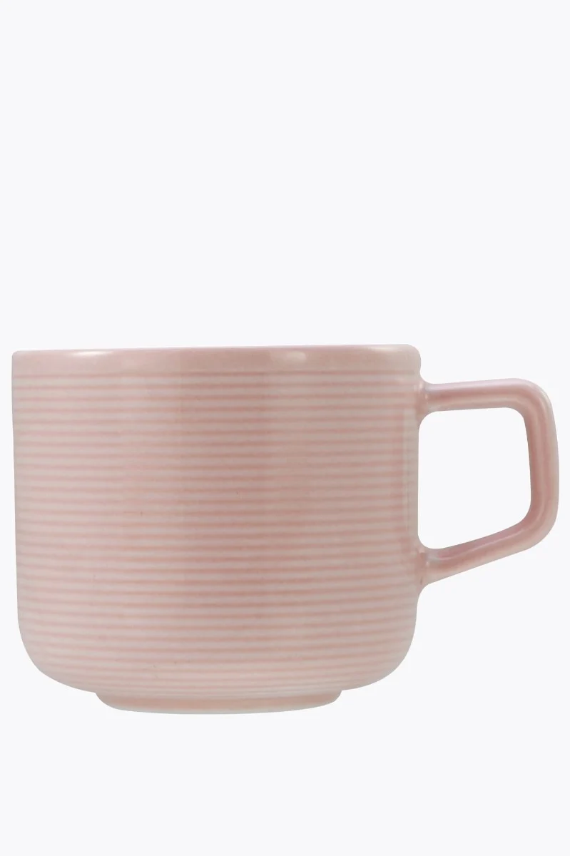 CreaTable Session Cappuccinotasse Rosa mit Untertasse