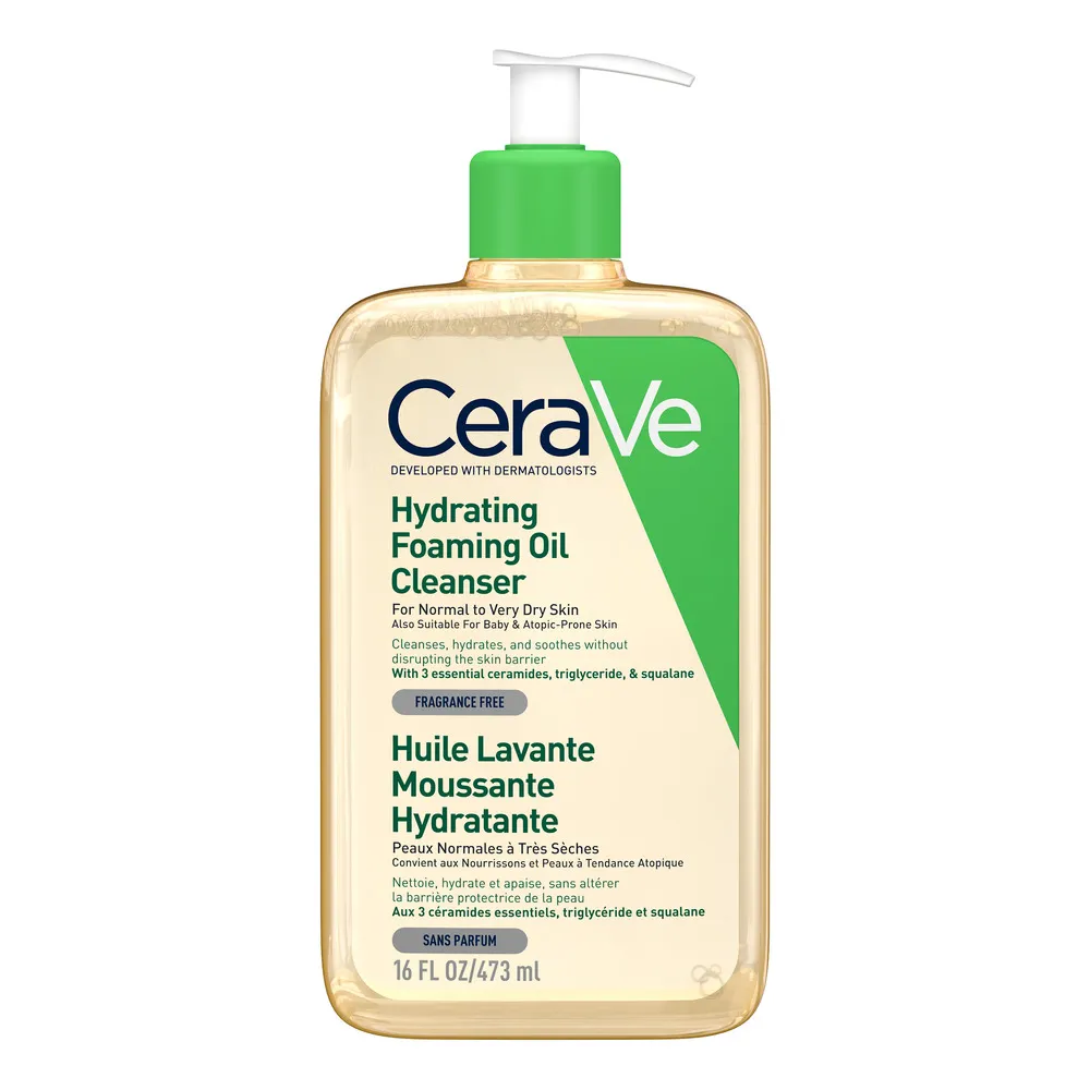 CeraVe Hydrating Foaming Oil Cleanser - 473 ml.